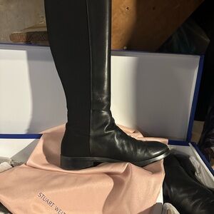 Stuart Weitzman Black Over the Knee Boots
